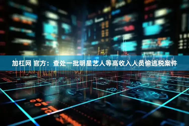 加杠网 官方：查处一批明星艺人等高收入人员偷逃税案件