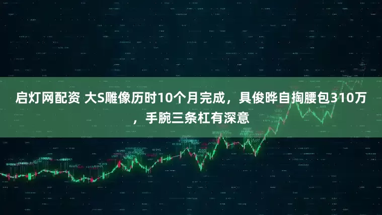 启灯网配资 大S雕像历时10个月完成，具俊晔自掏腰包310万，手腕三条杠有深意